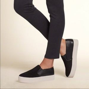steve madden black buhba slip ons